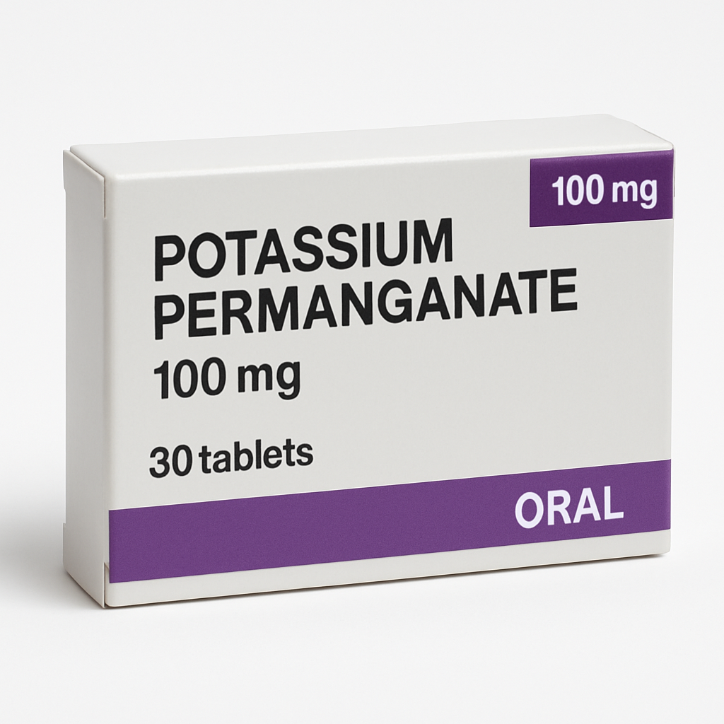 Kalium Hypermanganicum 100mg 30 tabletek