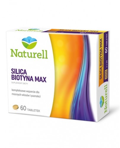 Naturell Silica Biotyna Max 60 tabletek