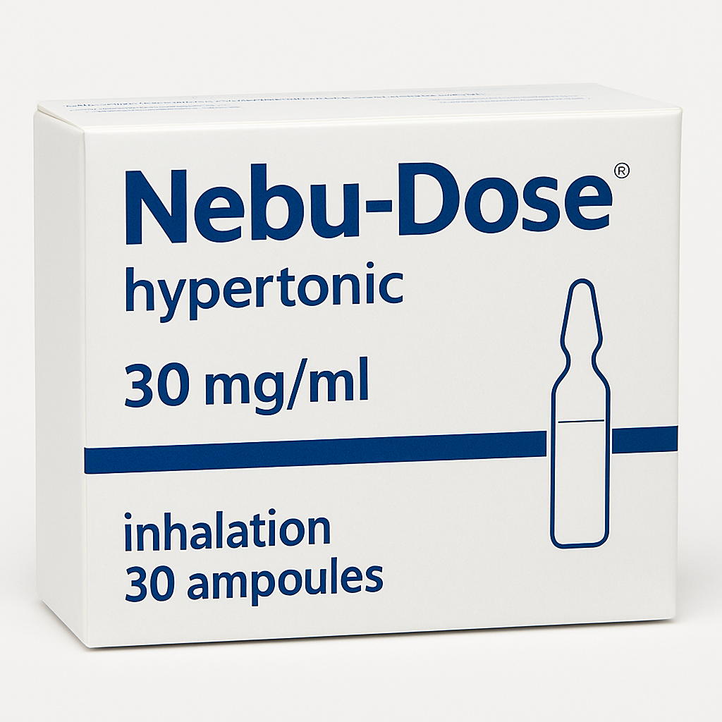 Nebu Dose Hipertonic 30 ampułek do inhalacji