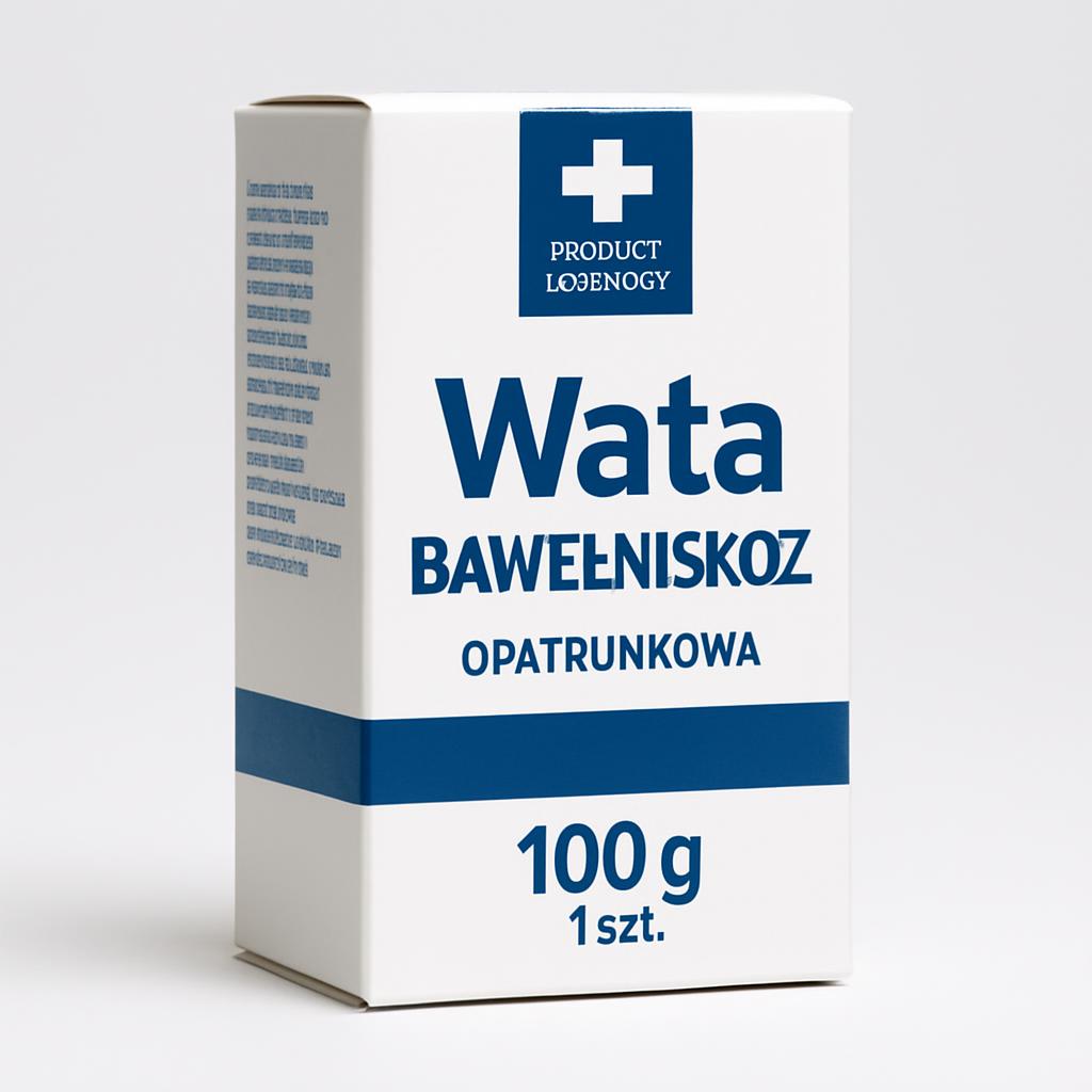 Wata bawełniana wiskozowa opatrunkowa 100 g